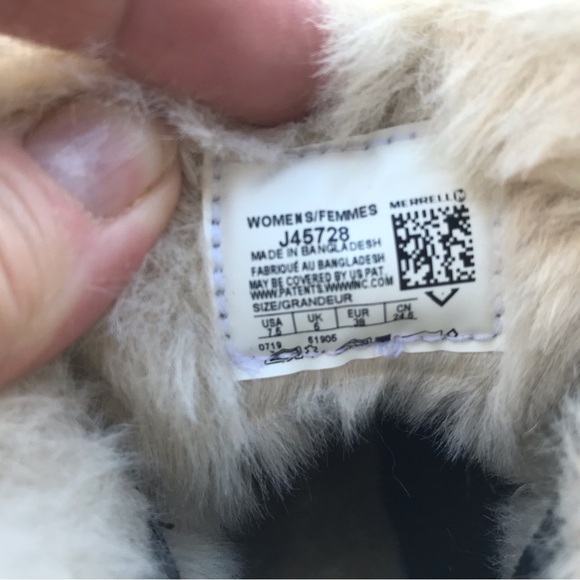 NWOT  Merrell -Tremblant Polar WP Flaux Fur collar Insulation womans sz 7.5 - Picture 2 of 8